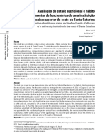 Avaliacao Estado Nutricional Habito Alimentar