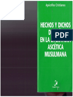 Hechos y Dichos de Jesus en La Literatura Ascetica Musulmana - Apocrifos Cristiano