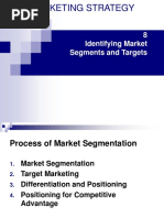 Marketing Strategy: 8 Identifying Market Segments and Targets