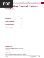 Gem Diamond Syllabus