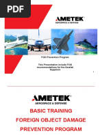 FOD Prevention Program for Aircraft Safety | PDF | Foreign Object ...