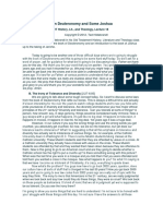 Reading: Difficult in Deuteronomy and Some Joshua: Dr. Ted Hildebrandt, OT History, Lit., and Theology, Lecture 18