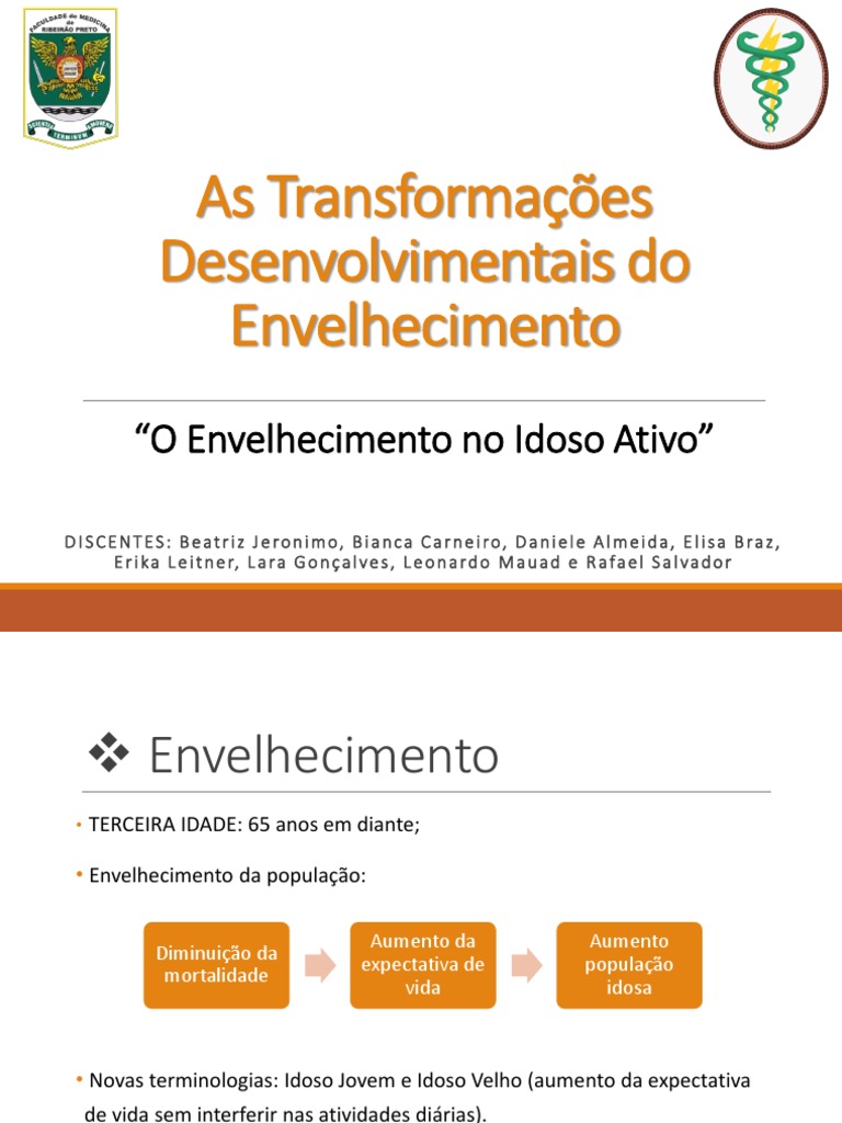 Envelhecimento e Atividade na Terceira Idade | PDF | Envelhecimento ...
