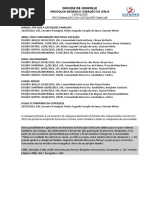 Cronograma Catequese Familiar 2019