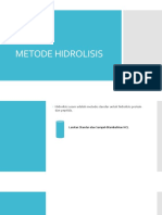 METODE HIDROLISIS