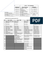 Jadual Waktu Excel