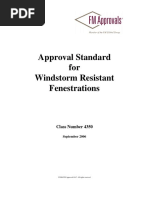 4350 - 9-06 - Approval Standard For Windstorm Resistant Fenestrations PDF