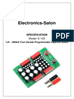 Electronics-Salon: Specification