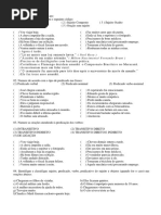 Revisão Análise Sintática