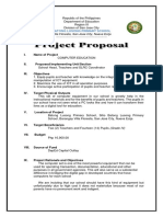 Project Proposal DepEd CAPITAL OUTLAY