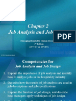 Job Analysis and Job Design: Managing Hospitality Human Resources 4 Edition (357TXT or 357CIN)