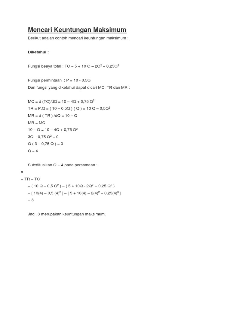 Contoh Soal Eko Pro Jml