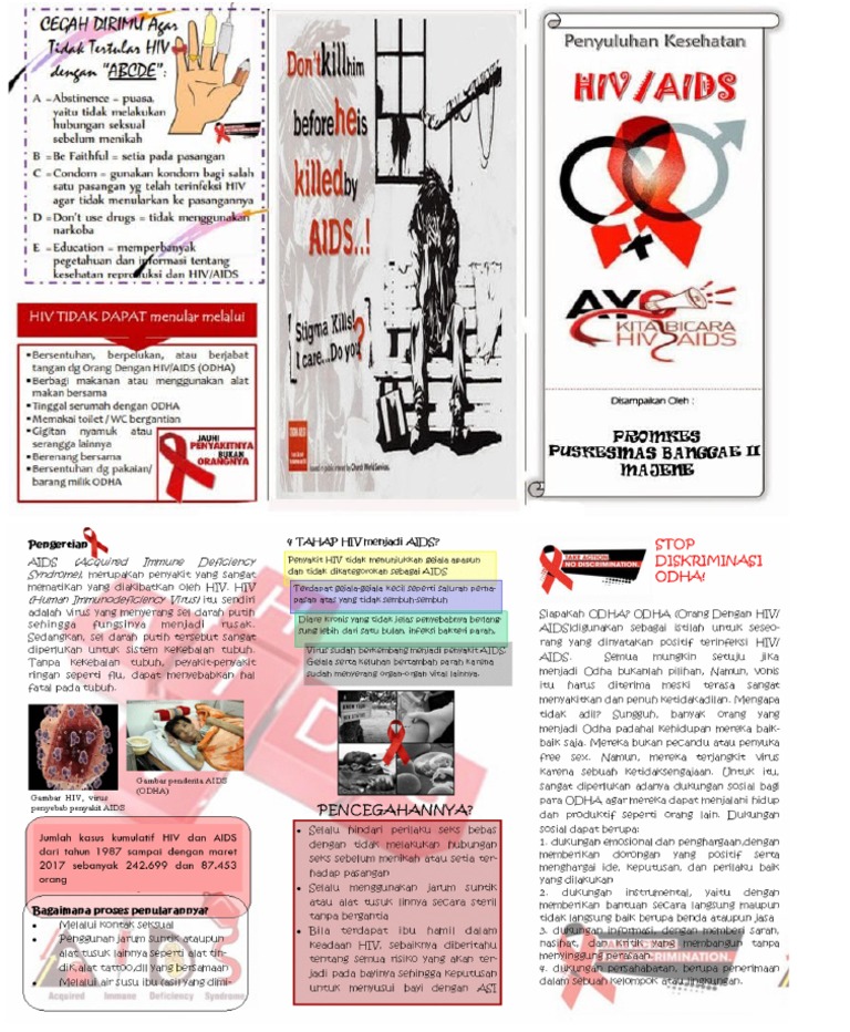 Leaflet Hiv Aids | PDF