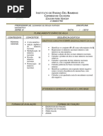 Ficha de Planejamento Diário 6ª Série