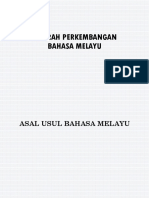 1.1 Asal Usul Bahasa Melayu