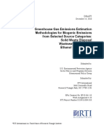 Greenhouse Gas Emissions Estimation Methodologies For Biogenic Emissions From Selected Source Categories PDF