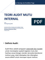 01 - Teori Audit Mutu Internal