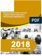 POB Pengadaan Fasilitator Pamsimas III T. 2018