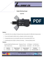 dIGITAL wELDING gAUGE SPECIFICATION