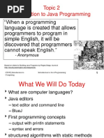 Introduction To Java Programming