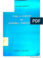 Os Fonemas em Português - Mattoso PDF