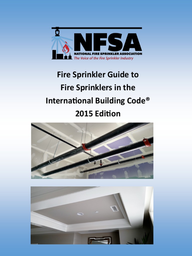 Fire Sprinkler Guide IBC 2015 | PDF | Fire Sprinkler System | Wall