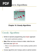 16 Greedy Algorithms