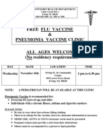 2011-10-10 Flu Pneumonia Announcement