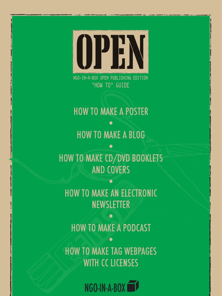 OPENbox HowTos | PDF | Creative Commons License | Blog