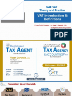 Chapter 1 - UAE VAT Laws and Procedures Course