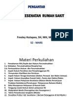 2..ASPEK HUKUM DAN ETIKA RS (Final) - Bahan Kuliah Pak Fresley, 20 Okt 2018