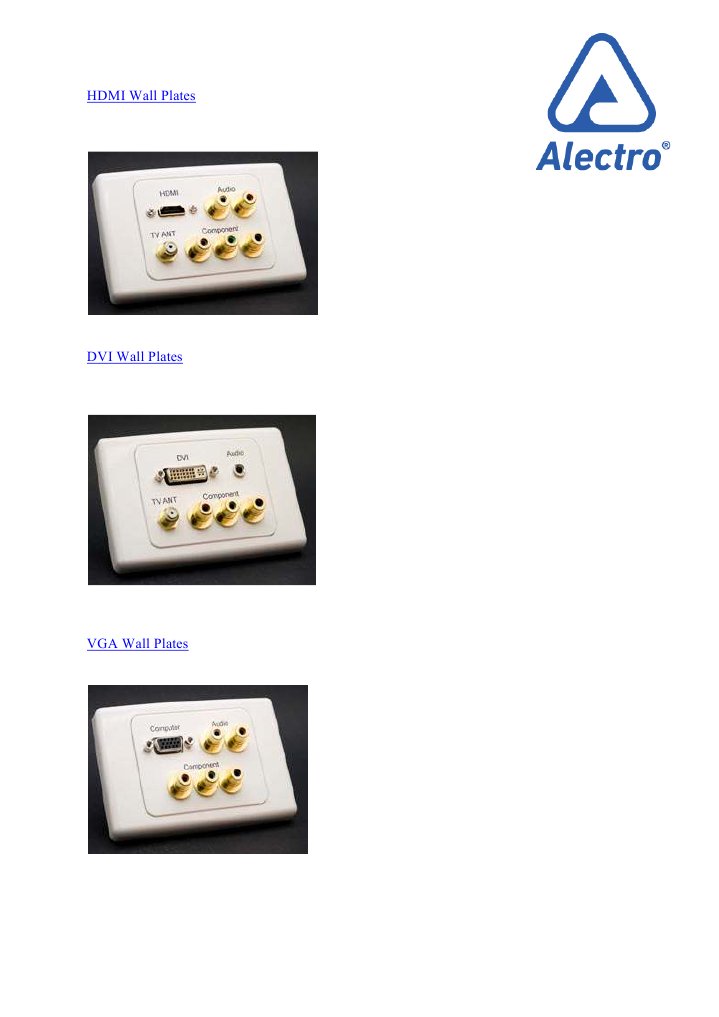 Types of Wall Plates Explained | PDF