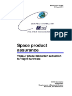 Space Product Assurance: Vapour Phase Bioburden Reduction For Flight Hardware