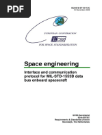 Space Engineering: Interface and Communication Protocol For MIL-STD-1553B Data Bus Onboard Spacecraft