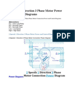 2 Speeds 1 Direction 3 Phase Motor Power and Control Diagrams