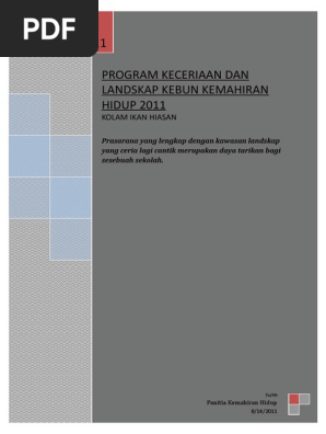Kertas Kerja Projek Kolam Ikan Pdf