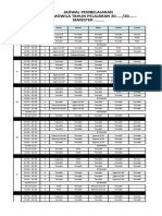 Jadwal Pelajaran K13