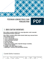 Pedoman Administrasi Dan Pengarsipan