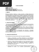 Ementa Educação Inclusiva