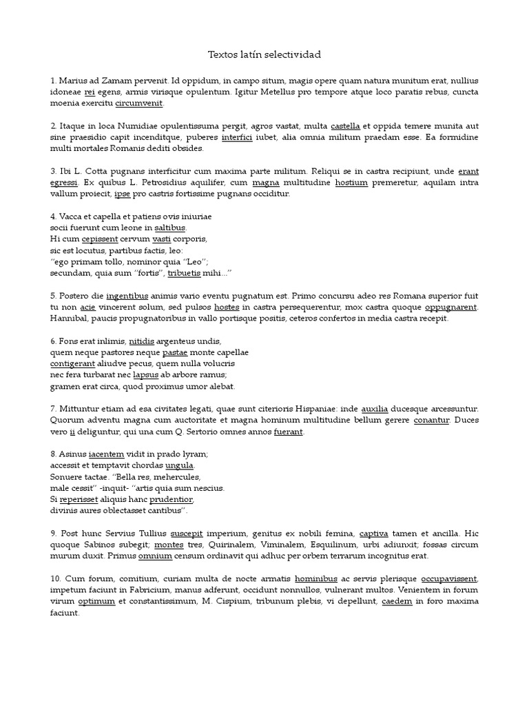 Textos Latin | PDF