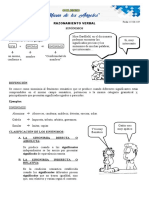 2° y 3° SEC. RAZONAMIENTO VERBAL