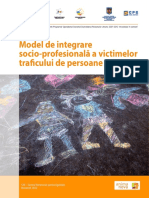 Model de Integrare Socio Profesionala A Victimelor Traficului de Persoane PDF