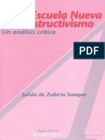 Zubiria Samper Julian de La Escuela Nueva Al Constructivismo PDF