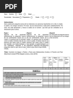 APQ - Alabama Parenting Questionnaire - Niños PDF | PDF | Ocio