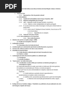 Esboço de Mapa Mental Vida Política Lúcia Neves História Do Brasil Nação Volume 1 História