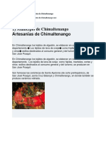 16 Municipios Del Departamento de Chimaltenango