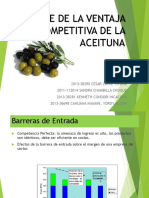 Ventaja Competitiva de La Aceituna