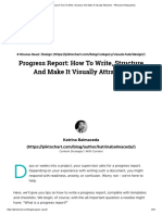 Progress Report - How To Write, Structure and Make It Visually Attractive - Piktochart Infographics