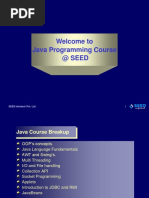 Welcome To Java Programming Course at Seed: SEED Infotech Pvt. LTD