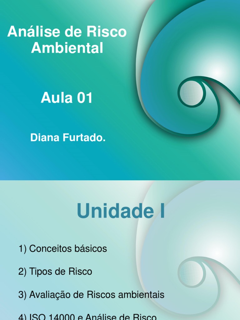 Análise de Risco Ambiental e Avaliação | PDF | Ambiente natural | Humano